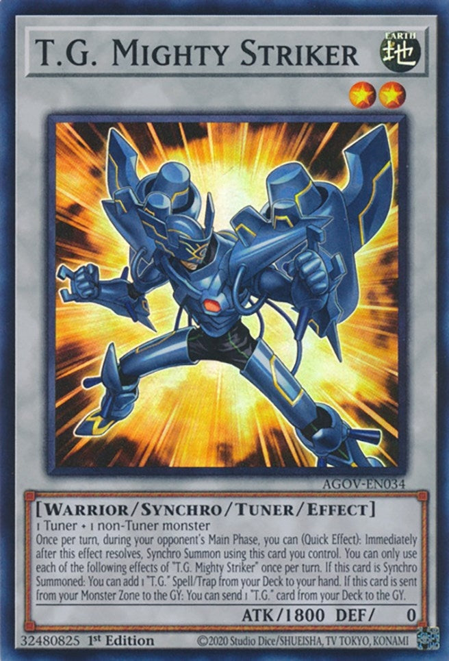 Image for T.G. Mighty Striker (AGOV-EN034) (AGOV) - YuGiOh