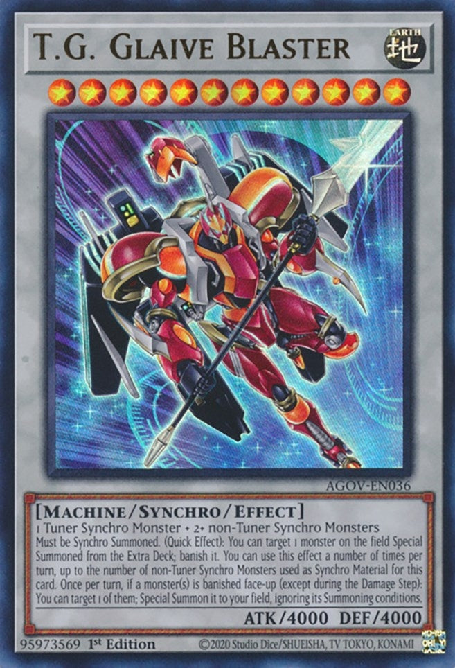 Image for T.G. Glaive Blaster (AGOV-EN036) (AGOV) - YuGiOh