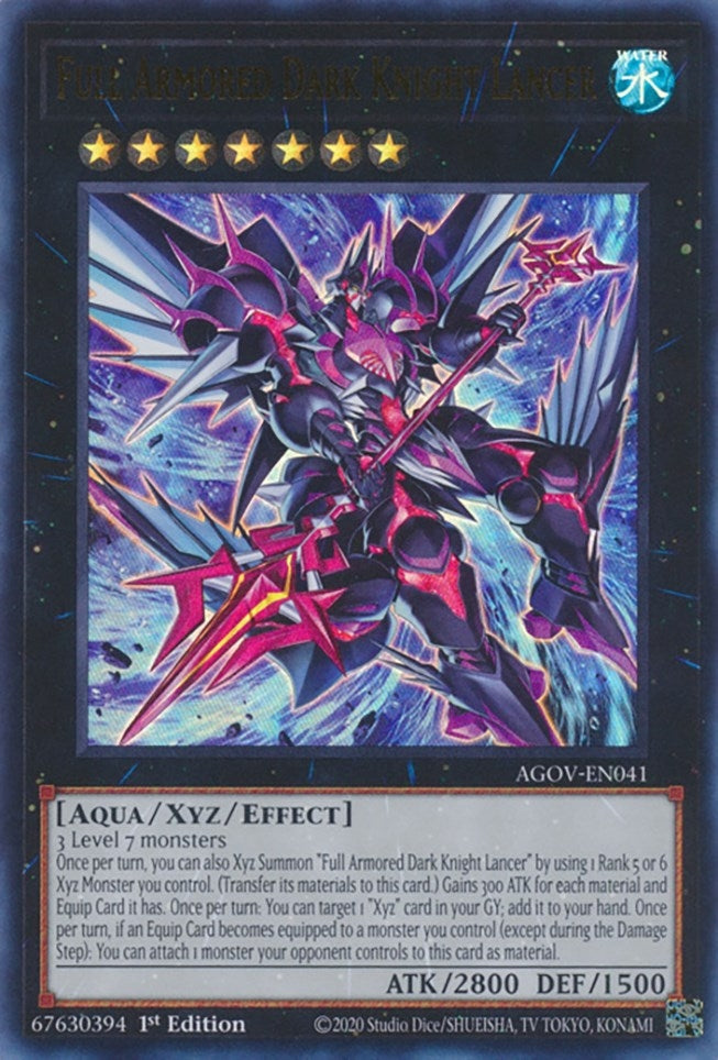 Image for Full Armored Dark Knight Lancer (AGOV-EN041) (AGOV) - YuGiOh