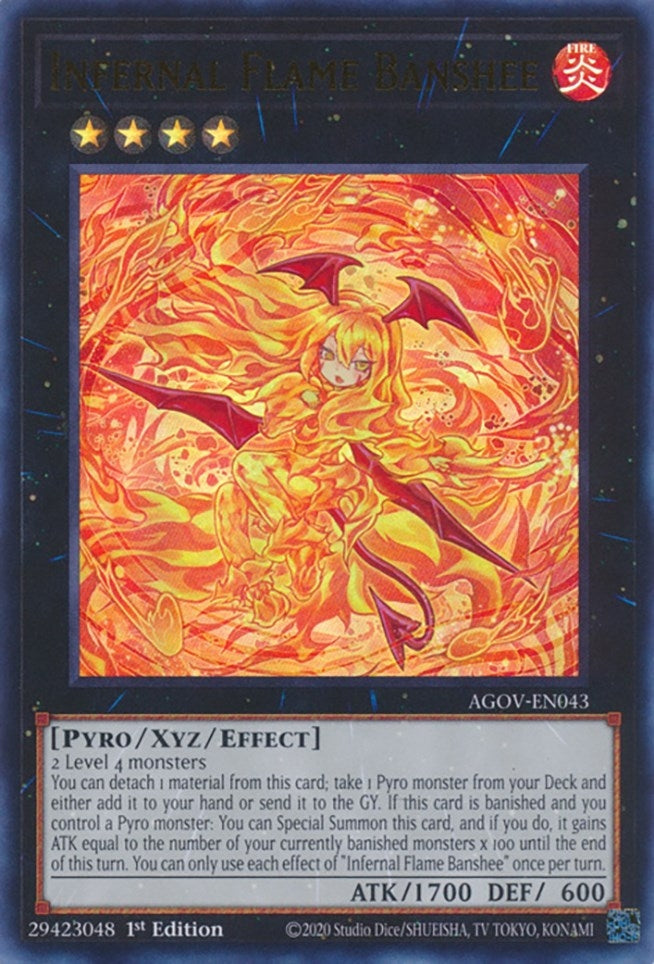 Image for Infernal Flame Banshee (AGOV-EN043) (AGOV) - YuGiOh