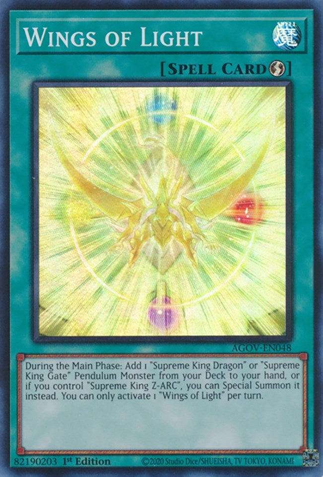 Image for Wings of Light (AGOV-EN048) (AGOV) - YuGiOh