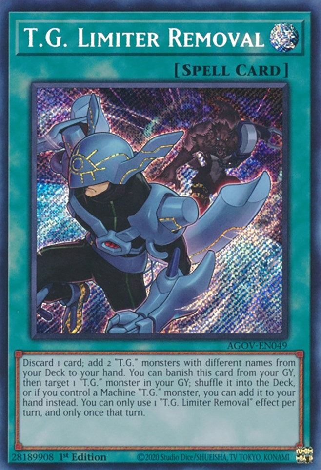 Image for T.G. Limiter Removal (AGOV-EN049) (AGOV) - YuGiOh