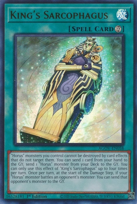Image for King's Sarcophagus (AGOV-EN058) (AGOV) - YuGiOh