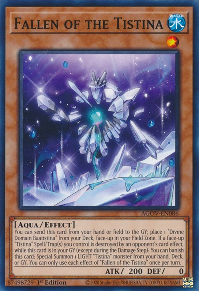 Image for Fallen of the Tistina (AGOV-EN086) (AGOV) - YuGiOh