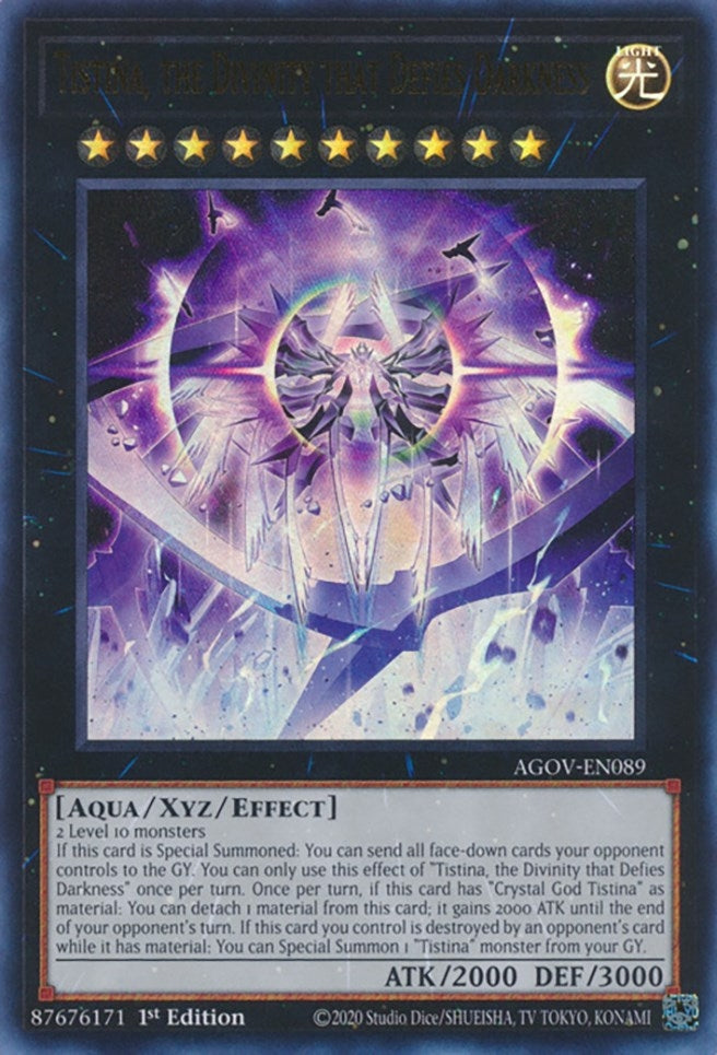 Image for Tistina, the Divinity that Defies Darkness (AGOV-EN089) (AGOV) - YuGiOh