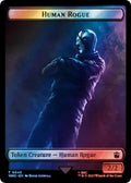 Image for Human Rogue // Cyberman Double-Sided Token (Surge Foil) (45 // 56) (Universes Beyond: Doctor Who) - Magic: The Gathering