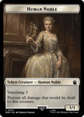 Image for Human Noble // Food (0027) Double-Sided Token (7 // 27) (Universes Beyond: Doctor Who) - Magic: The Gathering