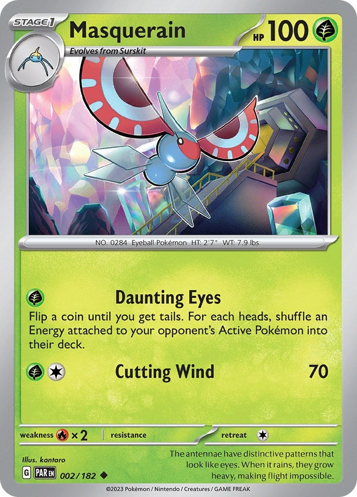 Image for Masquerain (002/182) (PAR) - Pokemon