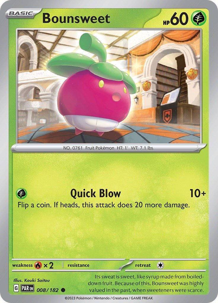 Image for Bounsweet (008/182) (PAR) - Pokemon