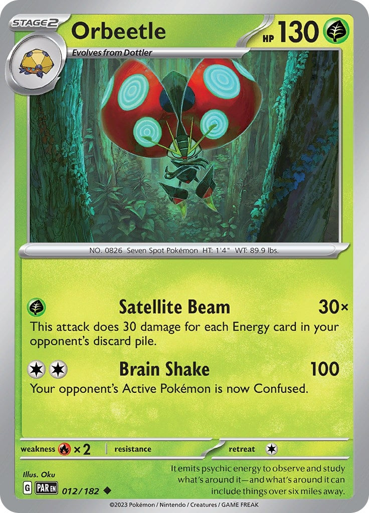 Image for Orbeetle (012/182) (PAR) - Pokemon