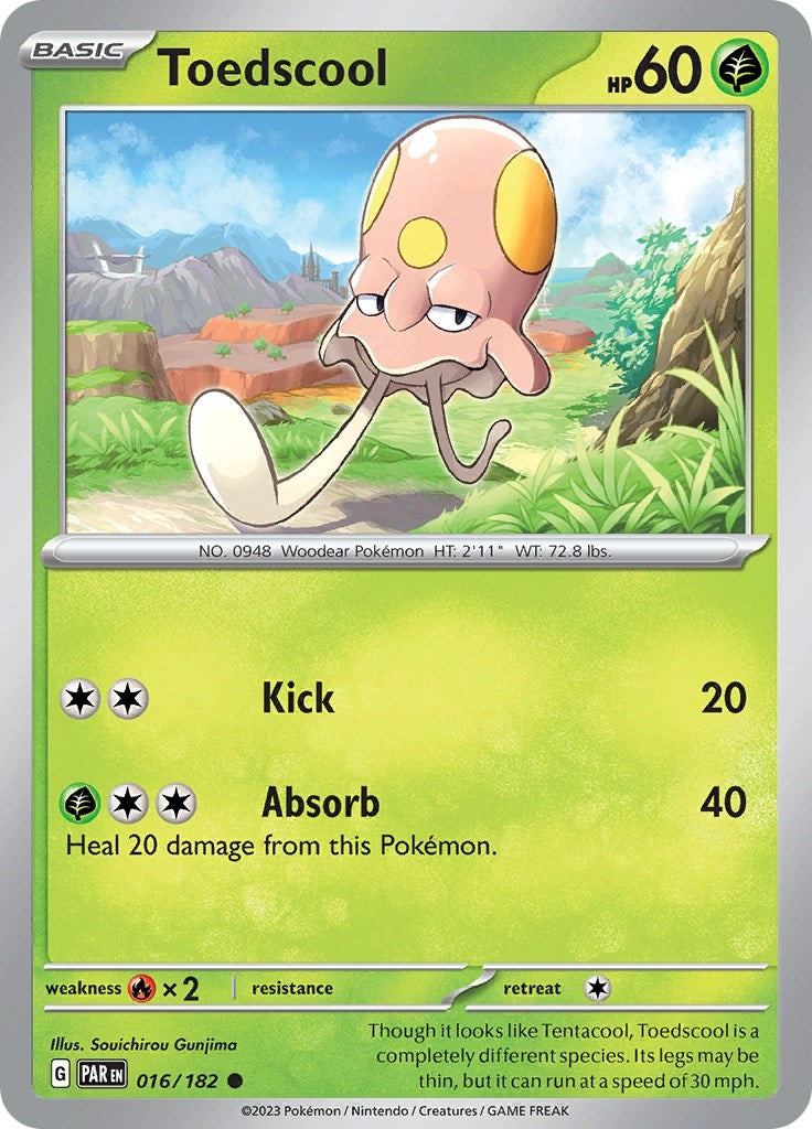 Image for Toedscool (016/182) (PAR) - Pokemon