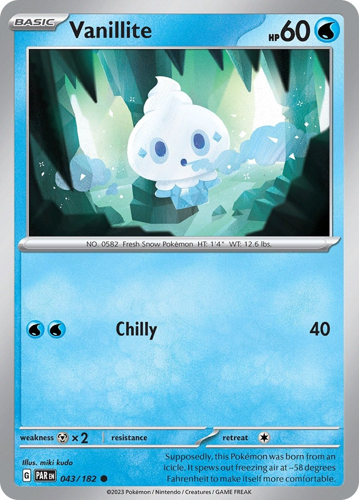 Image for Vanillite (043/182) (PAR) - Pokemon