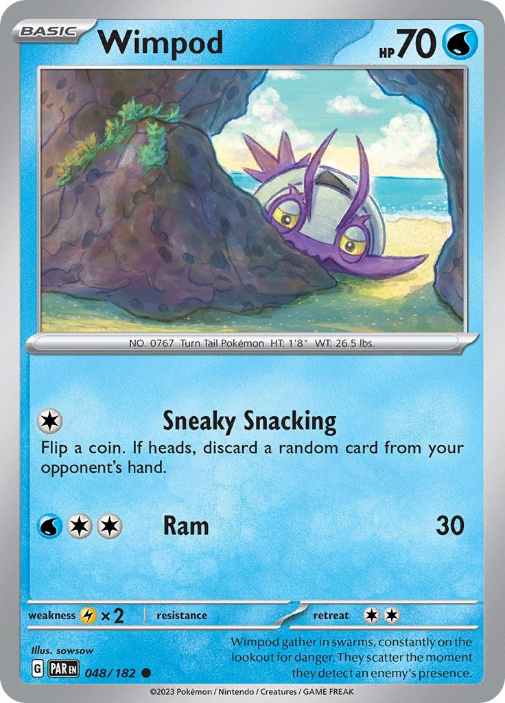 Image for Wimpod (048/182) (PAR) - Pokemon