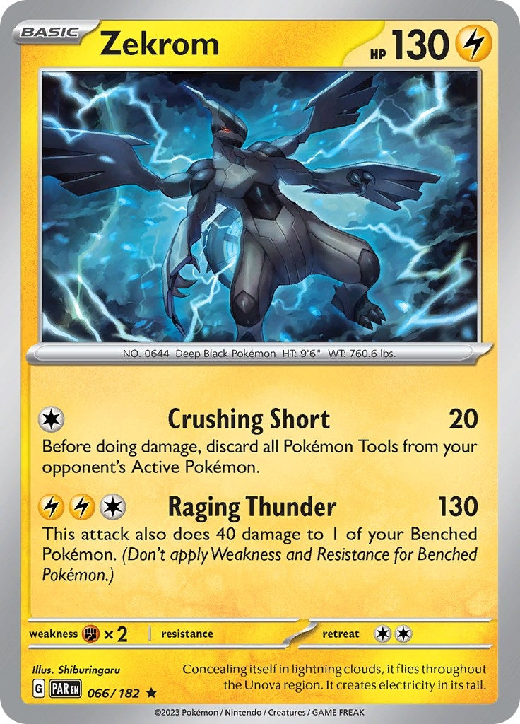 Image for Zekrom (066/182) (PAR) - Pokemon
