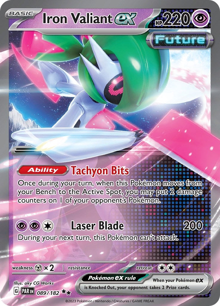 Image for Iron Valiant ex (089/182) (PAR) - Pokemon