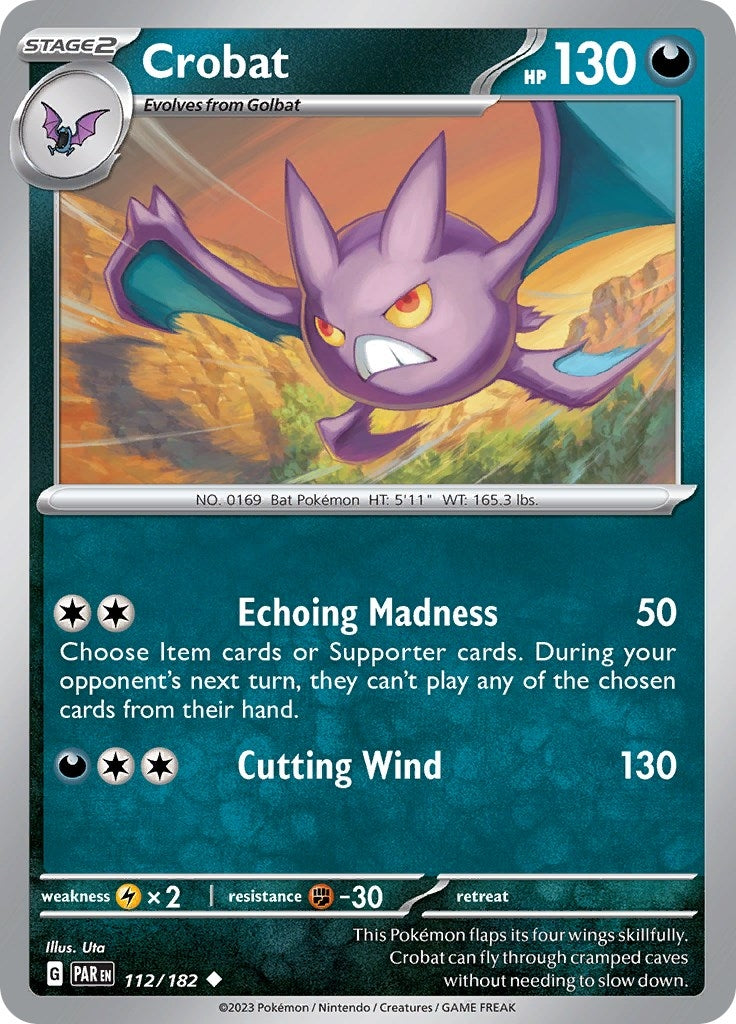 Image for Crobat (112/182) (PAR) - Pokemon