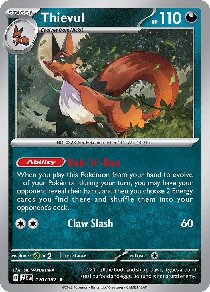 Image for Thievul (120/182) (PAR) - Pokemon