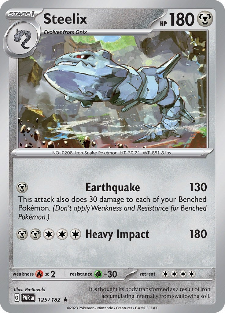 Image for Steelix (125/182) (PAR) - Pokemon