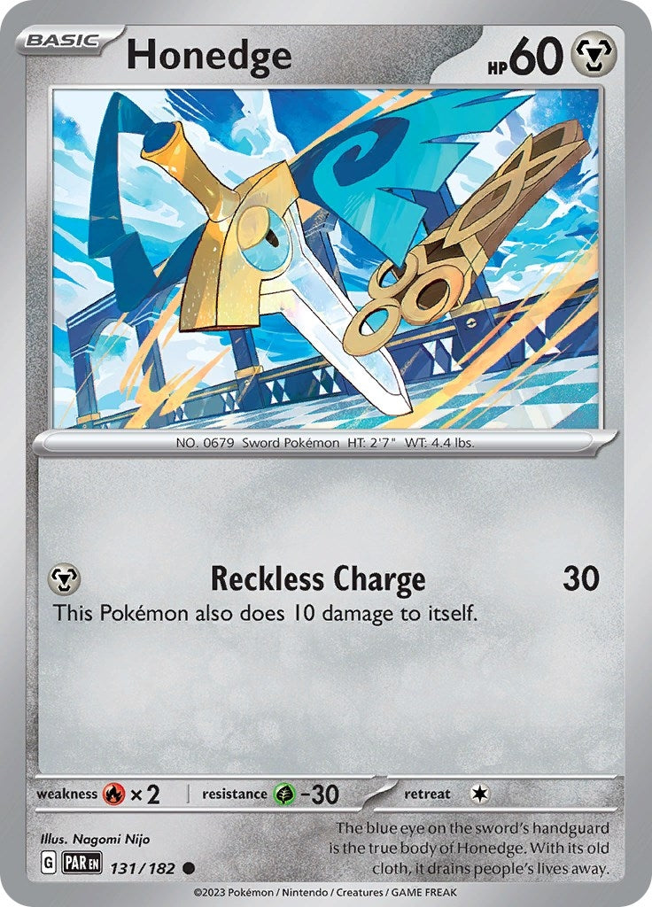 Image for Honedge (131/182) (PAR) - Pokemon