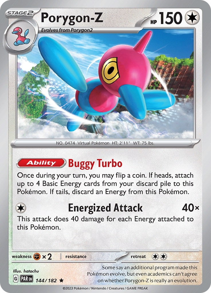 Image for Porygon-Z (144/182) (PAR) - Pokemon