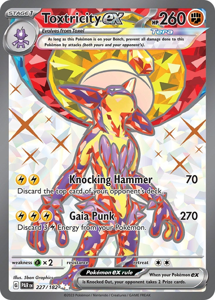 Image for Toxtricity ex (227/182) (PAR) - Pokemon