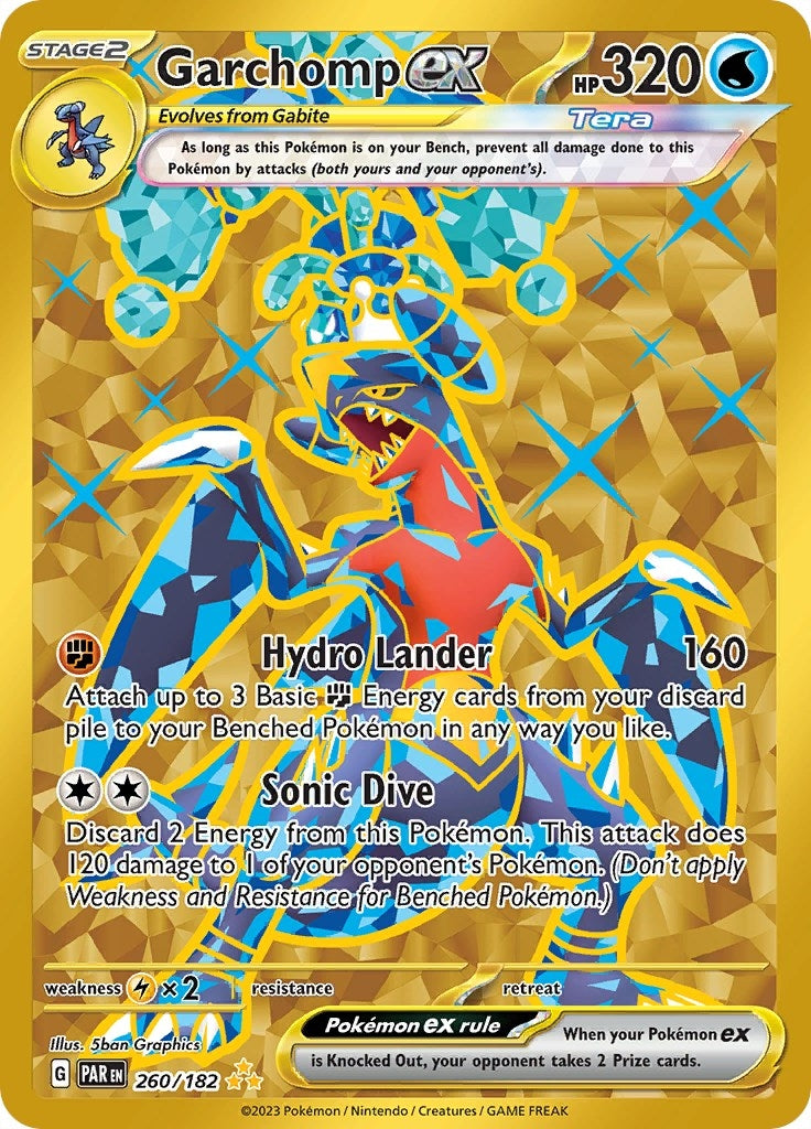 Image for Garchomp ex (260/182) (PAR) - Pokemon