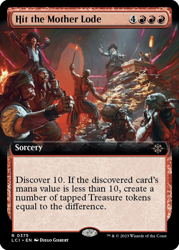 Image for Hit the Mother Lode (Extended Art) (375) (The Lost Caverns of Ixalan) - Magic: The Gathering