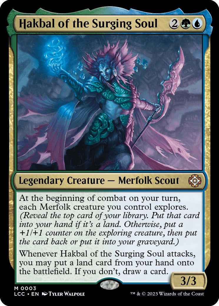 Image for Hakbal of the Surging Soul (3) (The Lost Caverns of Ixalan) - Magic: The Gathering