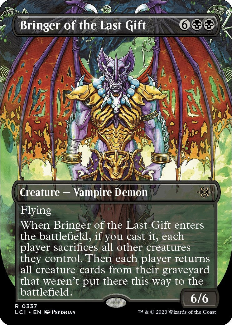 Image for Bringer of the Last Gift (Borderless) (337) (The Lost Caverns of Ixalan) - Magic: The Gathering
