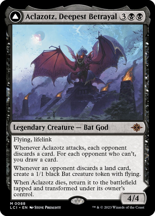 Image for Aclazotz, Deepest Betrayal (88) (The Lost Caverns of Ixalan) - Magic: The Gathering