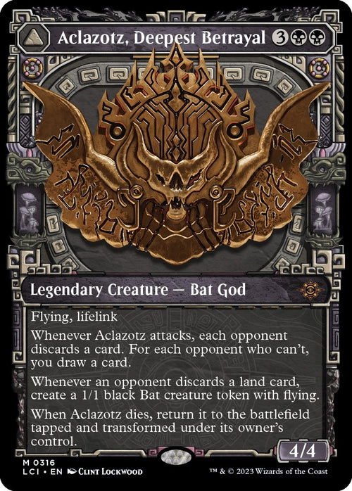 Image for Aclazotz, Deepest Betrayal (Showcase) (316) (The Lost Caverns of Ixalan) - Magic: The Gathering