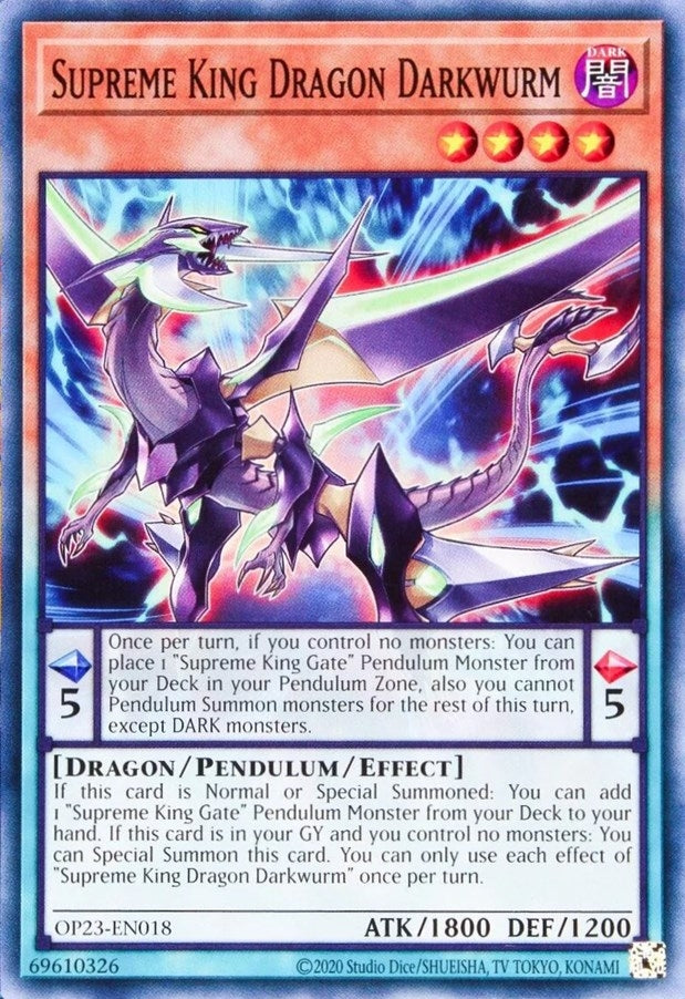 Image for Supreme King Dragon Darkwurm (OP23-EN018) (OP23) - YuGiOh