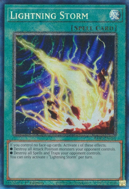 Image for Lightning Storm (PCR) (RA01-EN061) (RA01) - YuGiOh
