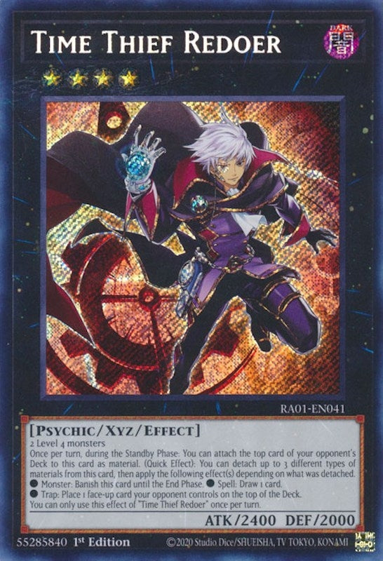 Image for Time Thief Redoer (Secret Rare) (RA01-EN041) (RA01) - YuGiOh