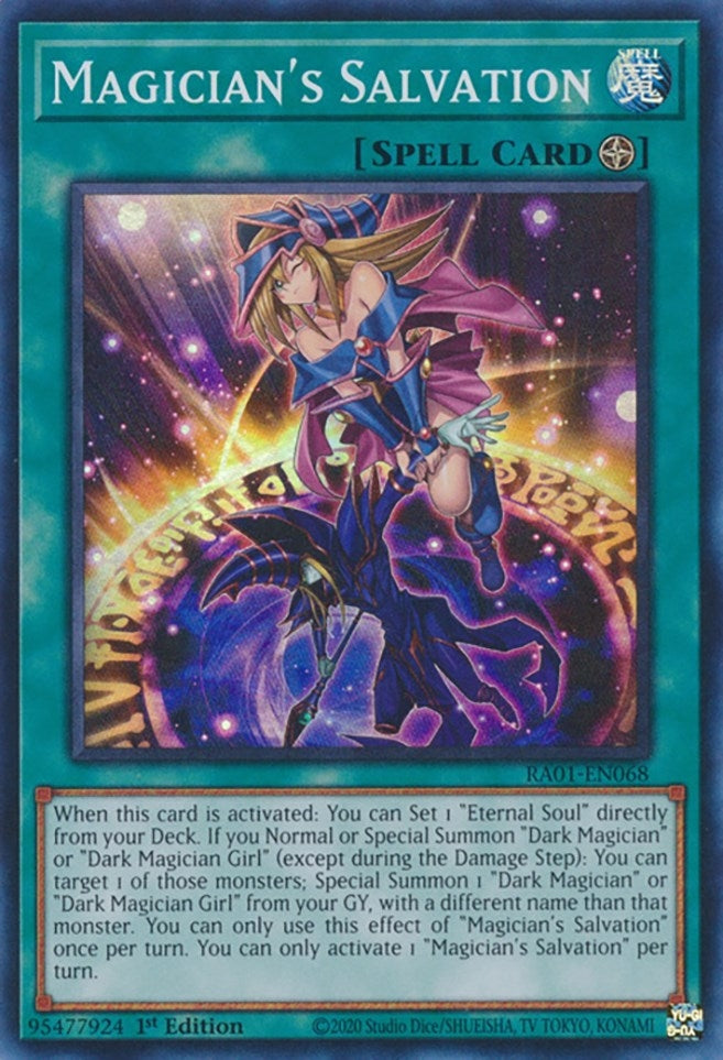 Image for Magician's Salvation (RA01-EN068) (RA01) - YuGiOh