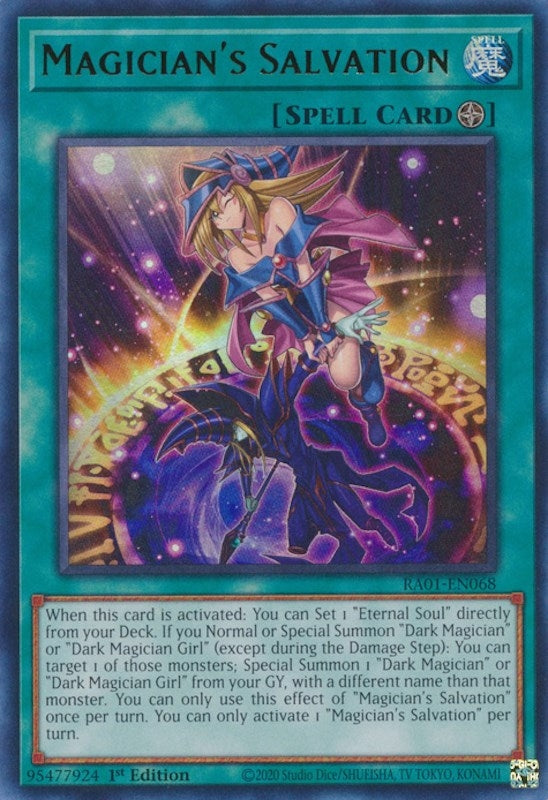 Image for Magician's Salvation (UR) (RA01-EN068) (RA01) - YuGiOh