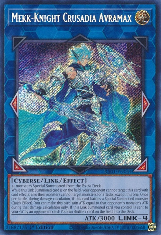 Image for Mekk-Knight Crusadia Avramax (Secret Rare) (RA01-EN044) (RA01) - YuGiOh