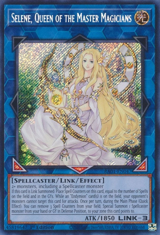Image for Selene, Queen of the Master Magicians (Secret Rare) (RA01-EN047) (RA01) - YuGiOh
