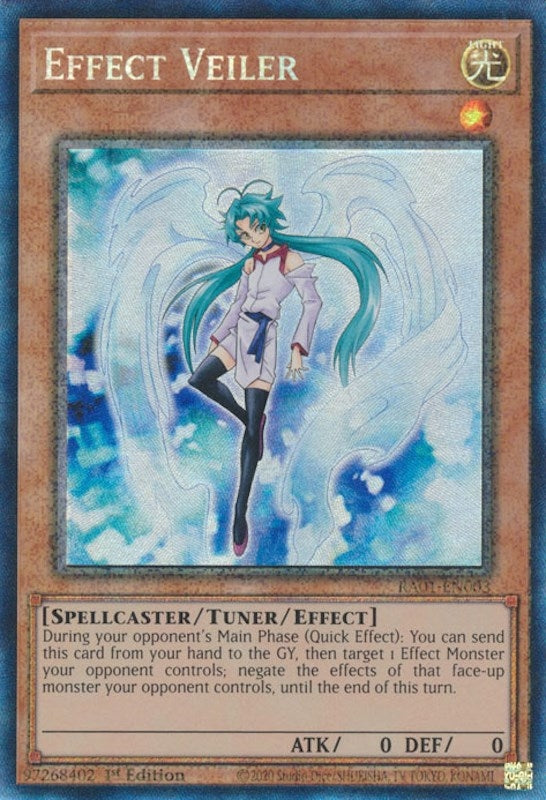 Image for Effect Veiler (PCR) (RA01-EN003) (RA01) - YuGiOh