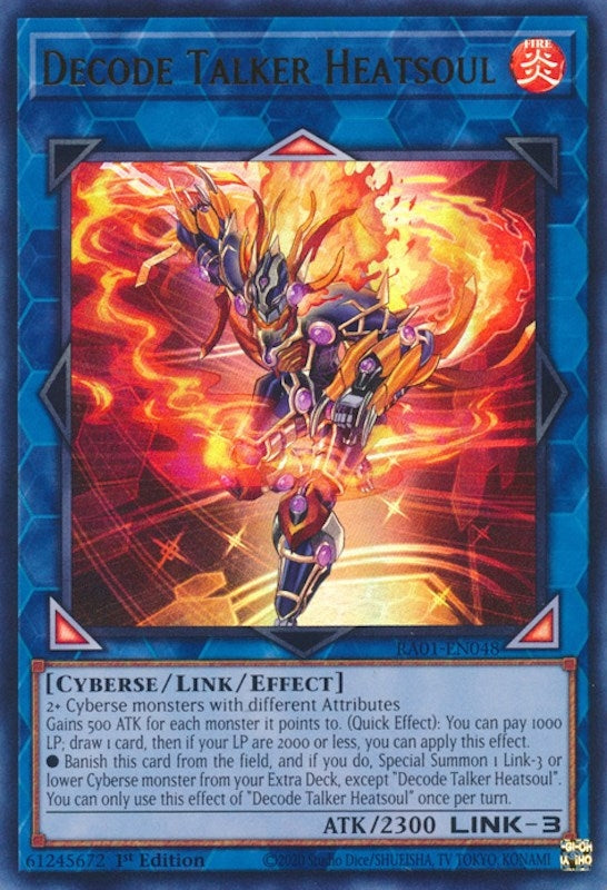 Image for Decode Talker Heatsoul (UR) (RA01-EN048) (RA01) - YuGiOh