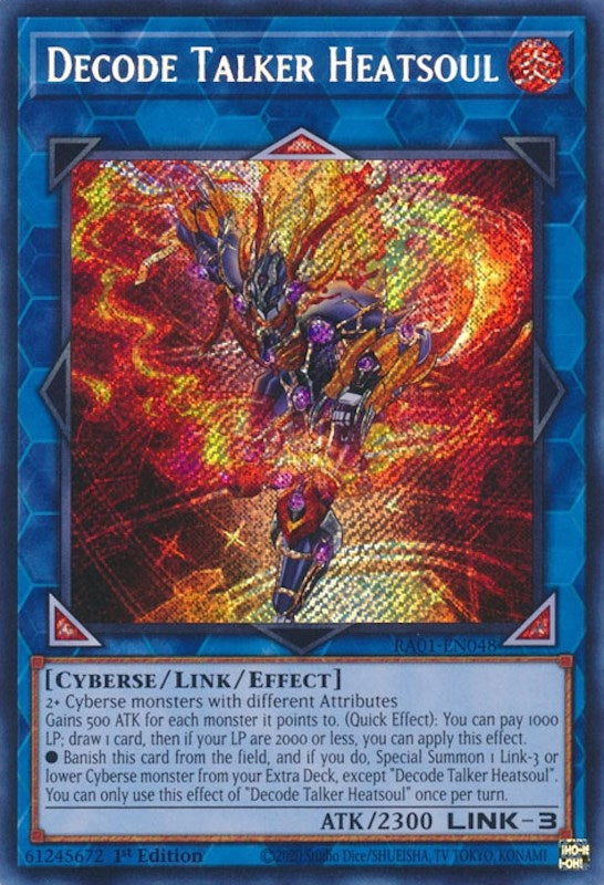 Image for Decode Talker Heatsoul (Secret Rare) (RA01-EN048) (RA01) - YuGiOh