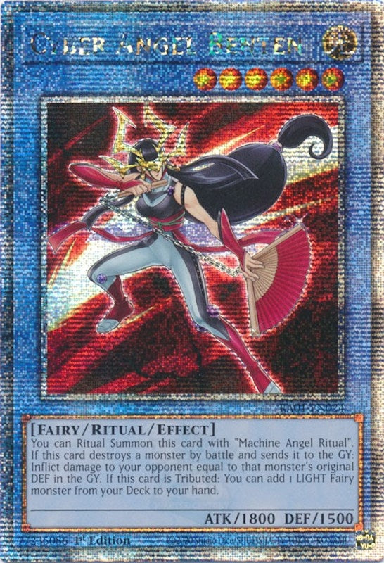 Image for Cyber Angel Benten (Quarter Century Secret Rare) (RA01-EN024) (RA01) - YuGiOh