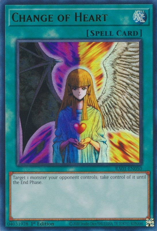 Image for Change of Heart (UR) (RA01-EN050) (RA01) - YuGiOh