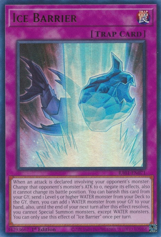 Image for Ice Barrier (UR) (RA01-EN071) (RA01) - YuGiOh
