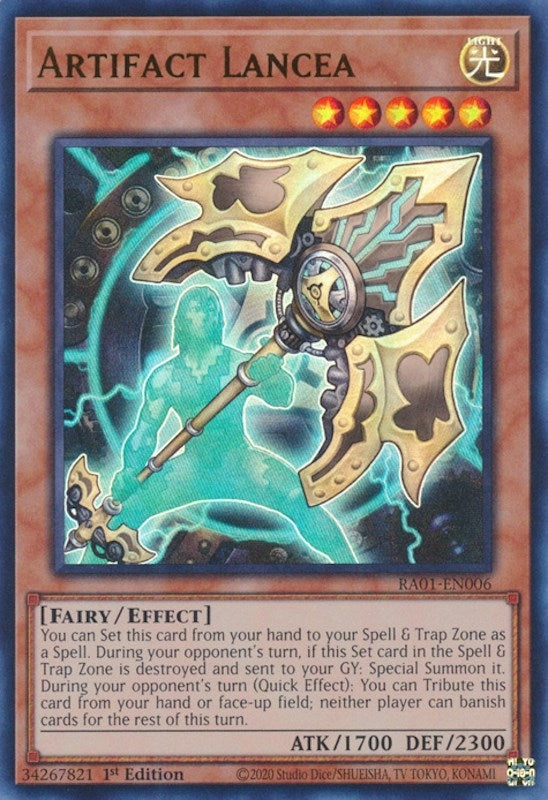 Image for Artifact Lancea (UR) (RA01-EN006) (RA01) - YuGiOh