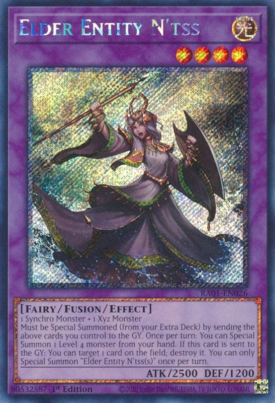 Elder Entity N'tss (Platinum Secret Rare) (RA01-EN026) (RA01)