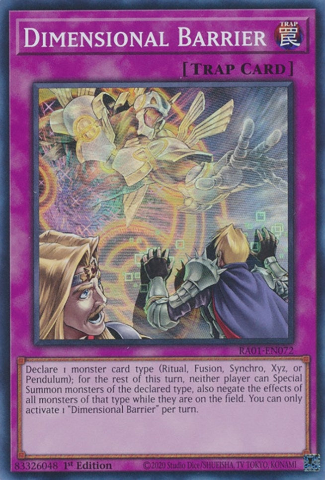 Image for Dimensional Barrier (RA01-EN072) (RA01) - YuGiOh