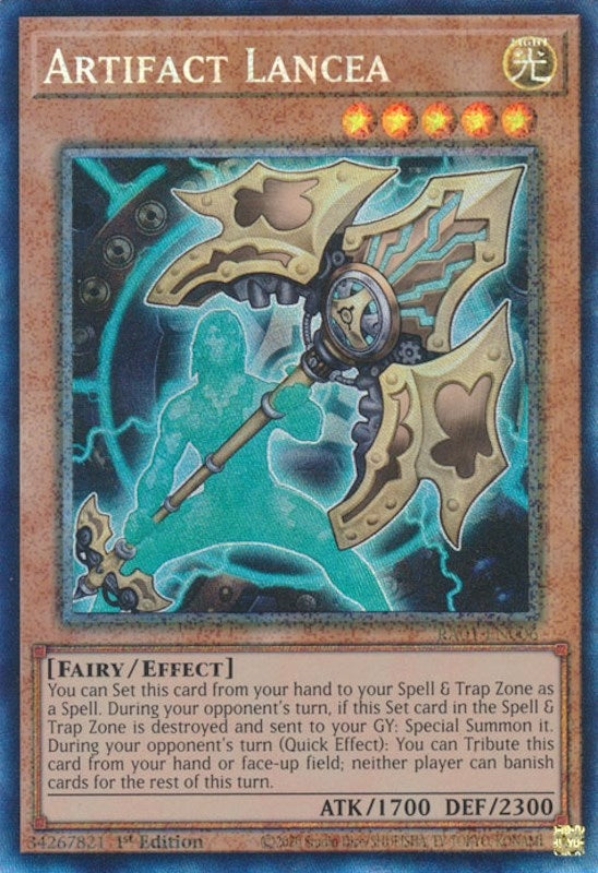 Image for Artifact Lancea (PCR) (RA01-EN006) (RA01) - YuGiOh