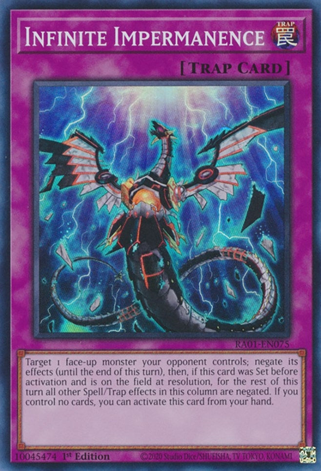 Image for Infinite Impermanence (RA01-EN075) (RA01) - YuGiOh