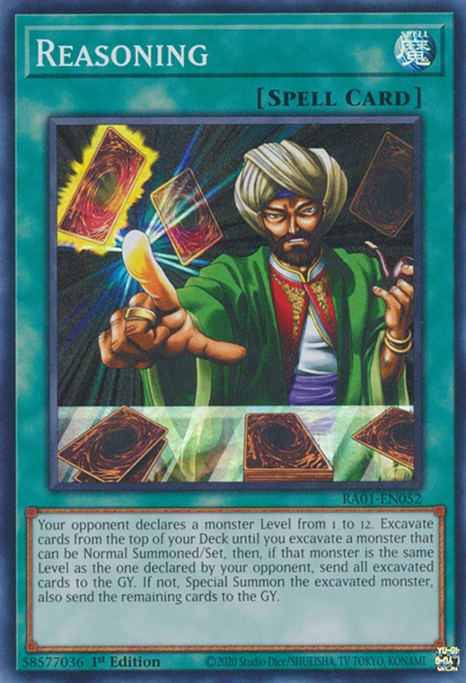 Image for Reasoning (RA01-EN052) (RA01) - YuGiOh